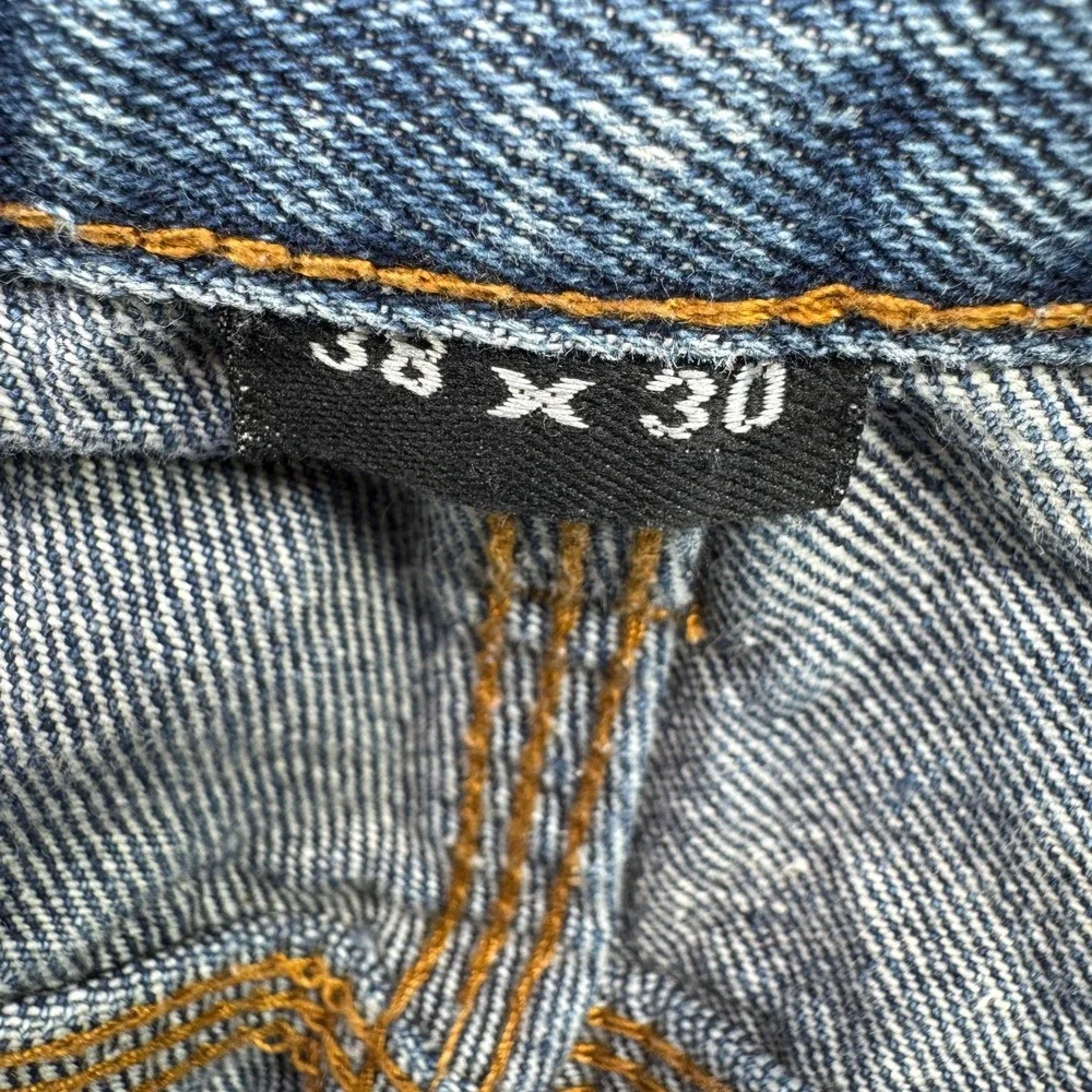 Most Wanted Jeans Men 38x30 (36) Loose Fit Denim Grandpacore Skater Streetwear